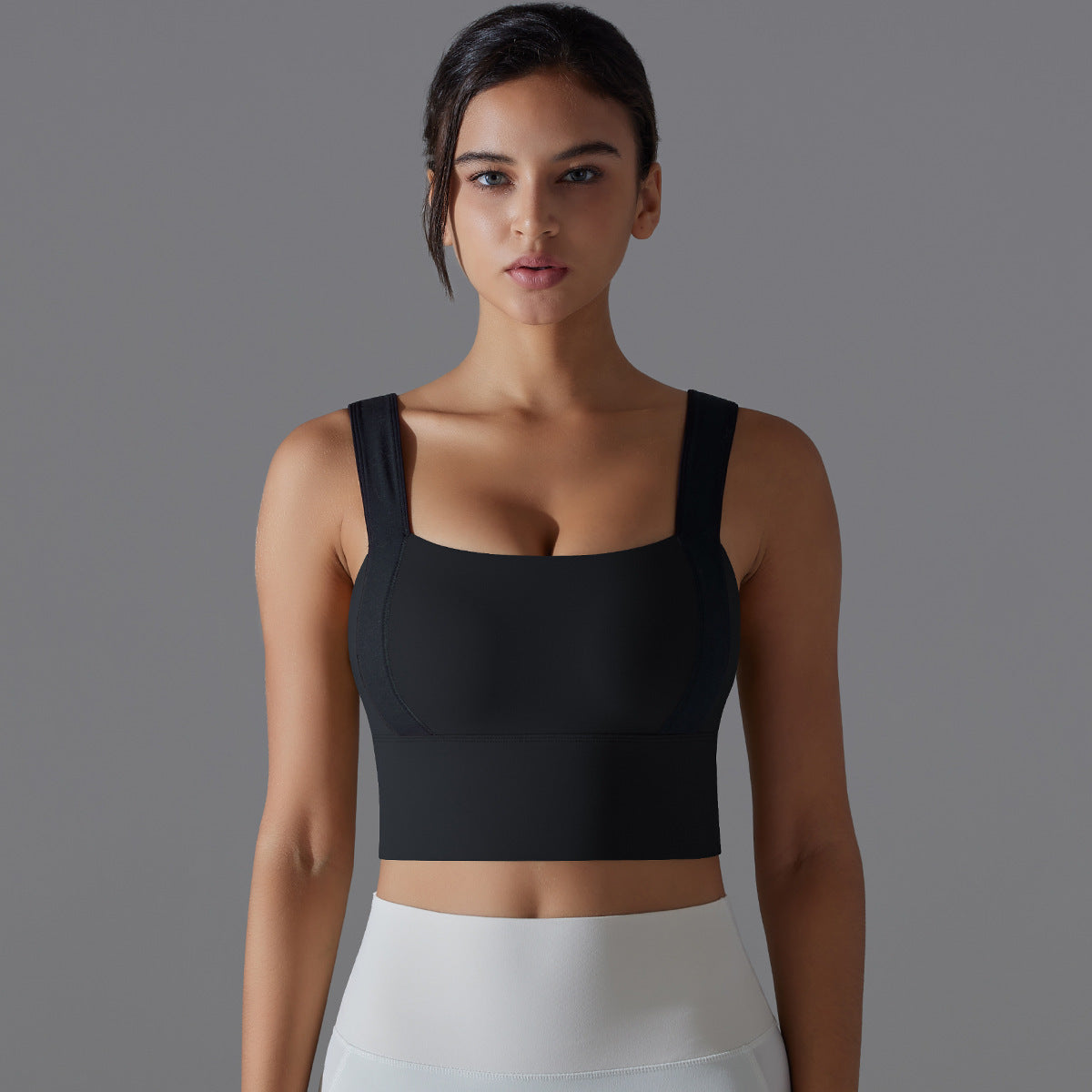 Double-sided Nylon Classic Tight Beauty Back Exercise Bra