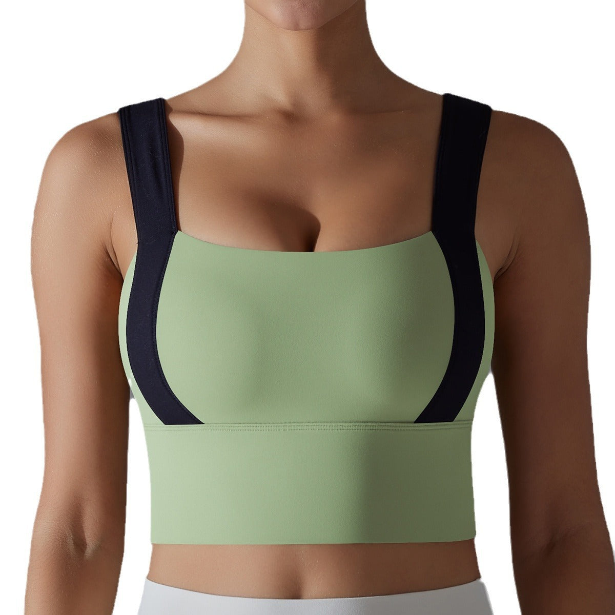 Double-sided Nylon Classic Tight Beauty Back Exercise Bra