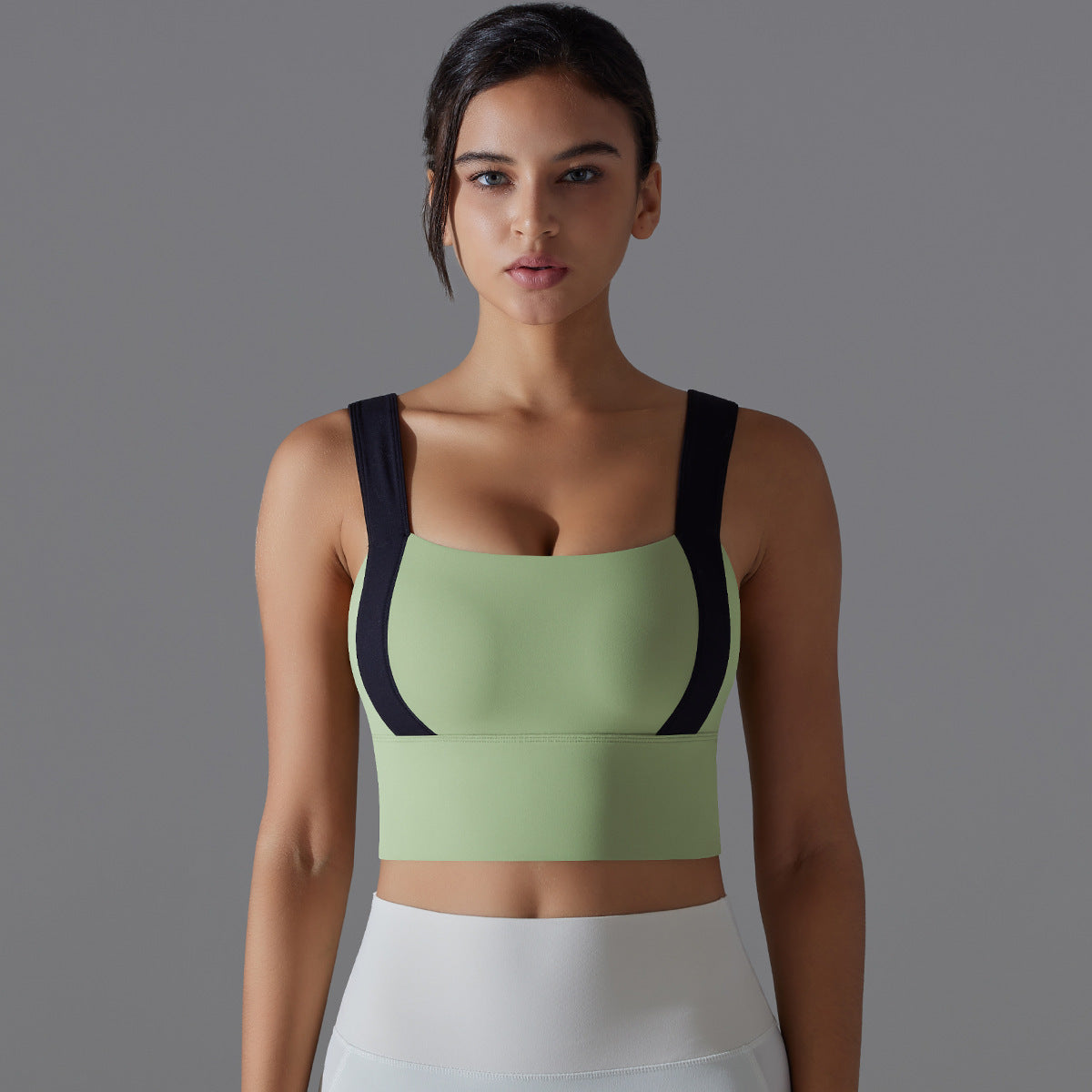 Double-sided Nylon Classic Tight Beauty Back Exercise Bra